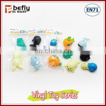 Press with sound sea animal design baby new vinyl toys