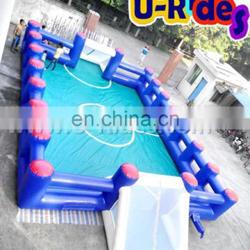 inflatable human foosball court