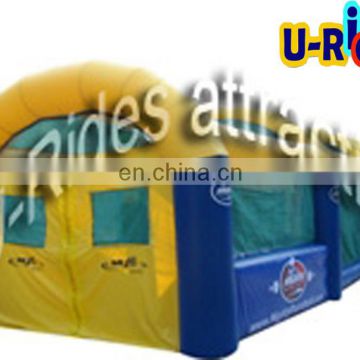 inflatable paintball tent