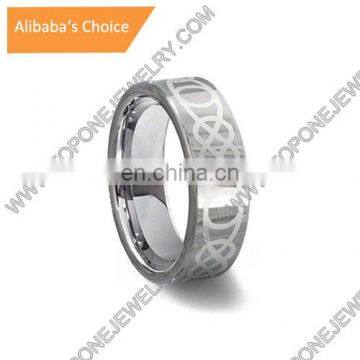 Cheap Wholesale Stainless Steel Celtic Knot Wedding Rings Jewelry