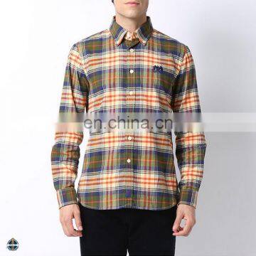 T-MSS533 Slim Fit Designer Check Wholesale Flannel Shirt for Men