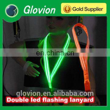 Best sell New Design LED flashing lanyards for party with logo