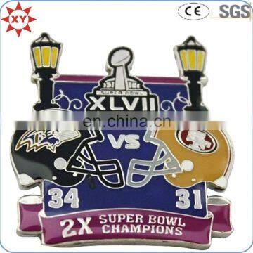 Epoxy casting collectible match badge for souvenir gift