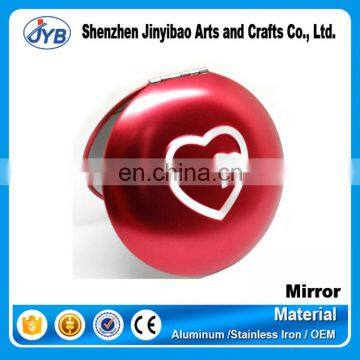 Aluminum Frame Material Pocket Mirror Style metal compact mirror wholesale