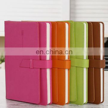 Hard leather cover notebook with thick paper