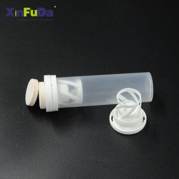 Effervescent Tablet Packaging Hard Transparent Clear Plastic Tubes End Caps photo-5