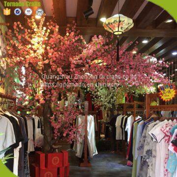 Wedding Pink 200 Cm Height Wood Material Artificial Cherry Blossom Tree photo-4