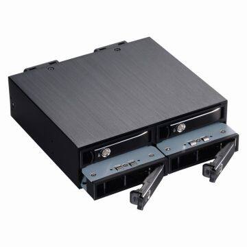 2.5in Aluminum 4-bay Mobile Rack Backplane for 2.5in SATA/ MiniSAS Drives Hot Swap SSDs/HDDs From 7-15mm Hdd Enclosure photo-4