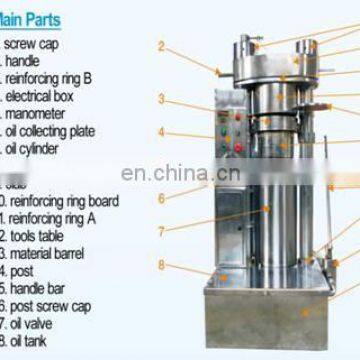 Hydraulic Olive Oil Press Machine Sesame Oil Extraction Machine Palm Kernel Oil Presser photo-5