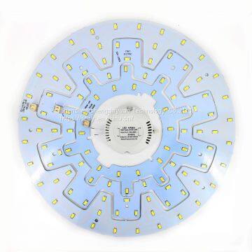 12W 18W 24W Ceiling Fixture LED Ring Panel Circle Lights 5730 LED Round Ceiling Board Circular Lamp With Magnet Screw + Driver