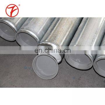 hot dipped galvanized Grooved steel EN10255 water pipe