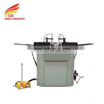 Aluminum doors window corner crimping manufacturing machine