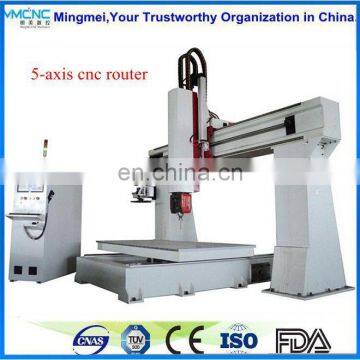China Supplier Cnc Router 5axis / Foam Cutting Milling Machine Hole Drilling Milling Machine photo-6