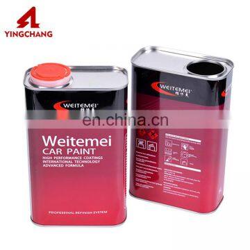 CMYK/PMS color 15L square chemical painting tinplate can