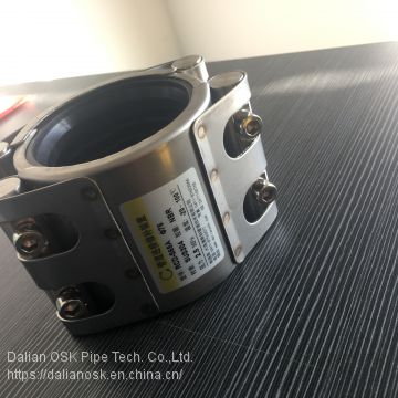 Double Lock Pipe Repair Coupling DN65 stainless steel pipe coupling