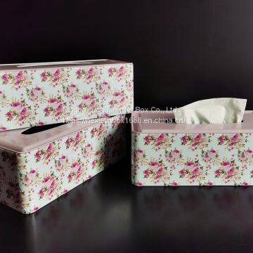 metal tin tissue paper box  household custom Tin Box