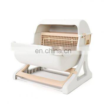 Waterproof Eco-friendly Semi-automatic Pet Cat Litter Box Cat Toilet photo-5