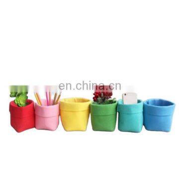 various color small size felt plant bag