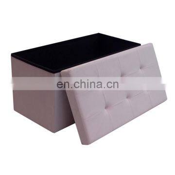 Fashion living leather stool fabric velvet storage foldable soft chair bed ottoman design table sofa bench furniture