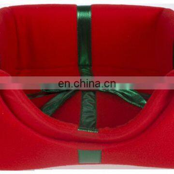 Hot Sale Foldable Red Christmas Dog Bed photo-2