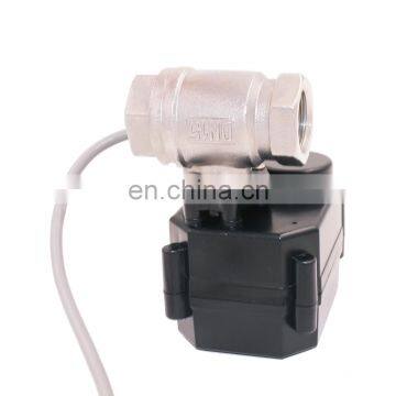 Sep Shipping Free 2 Way Valve DN15-25 AC 220V DC Electric 24V Water Control Valves Motor Drive Flow Control Motorized Ball Valve photo-7