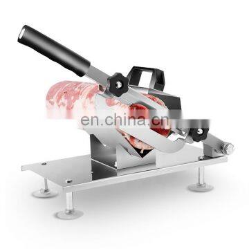 Meat Rolls and Meat Slices Maker Machine /stainless Steel Frozen Beef Slicing Machine/ Pastry Cucumber Carrot Slices Cutter photo-6