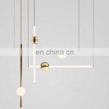 Zhongshan Post Modern Design Decorative LED Hanging Chandelier Pendant Light for Hotel