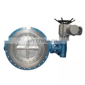 Hard metal graphite seat flange 3 three triple eccentric butterfly valve