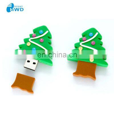 pvc mold for christmas good quality usb flash drives 2/4/8/16G full capacity usb flash memory drives usb stick