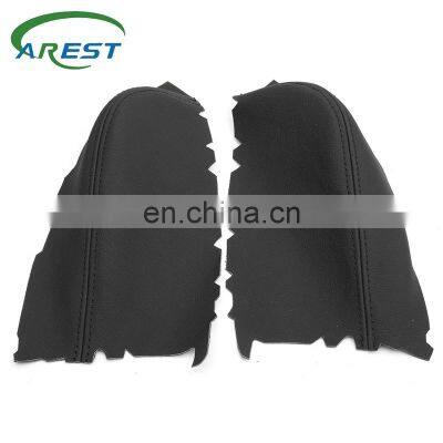 2PCS New Car Real Leather Front Door Panel Armrest Cover for Honda Pilot 2009 2010 2011 2012 2013 Grey/Beige/Black