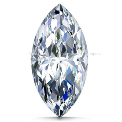 wholesale Moissanite 0.5ct 1ct 1.5ct Synthetic Diamond HPHT CVD Loose Lab Grown Diamond Marquise Loose Moissanite