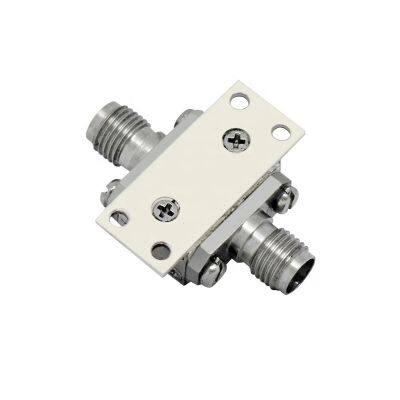 Wide Frequency 18.0-26.5GHz K Band Isolator Coaxial RF Ferrite Isolator With 2.92mm-F Connector Type