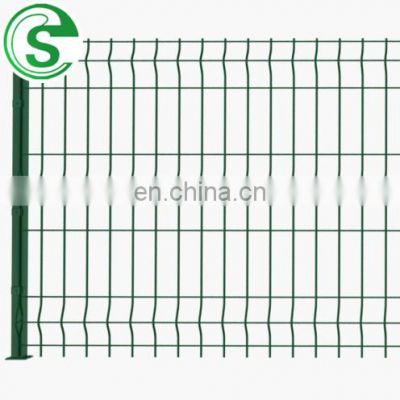 Garden trellis Folding Mesh Fence prism 3d fence panels V fold 3D curved