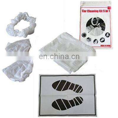 Low price/ disposable plastic cover film for car seat.