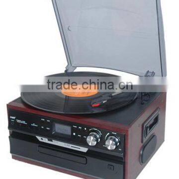 TR-17CD: Vinyl Records Turntable Player Recordable 4-In-1 Music Centre