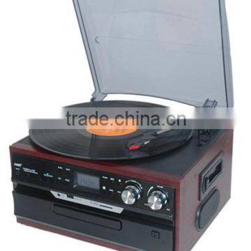 TR-17CD:Turntables With Vinyl Records Player Usb Record CD AM FM Radio Cassette photo-4