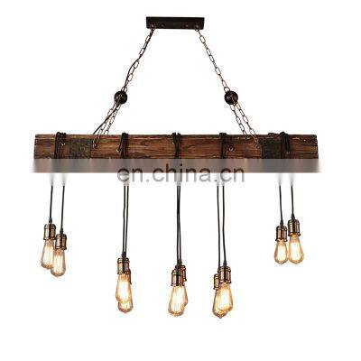 American Retro Industrial Sailboat Wood Pendant Light for Decorate