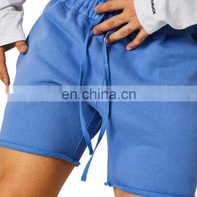 Wholesale custom brand youth solid color casual men's five-point pants European code loose casual shorts Casual beach pants