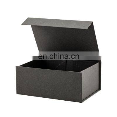 Wholesale Rigid Cardboard Luxury Product Packaging Magnetic Grey Color Gift Present Box photo-4