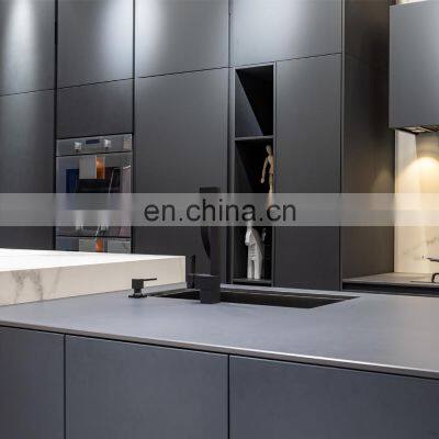Australian Standard Modern Design Ideas 2020 Black Melamine Plywood Kitchen Cabinet