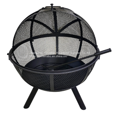 Large Metal Cylindrical Charcoal and Wood Burning Chiminea photo-5
