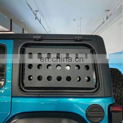 Aluminum Alloy Fence Brackets Side Window Armor Side Window Armor Protective Cover For Wrangler Jl