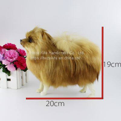 Simulation Animal Pomeranian Shape Cute Ornaments Famous Dog Name Dog Pet Supplies photo-2