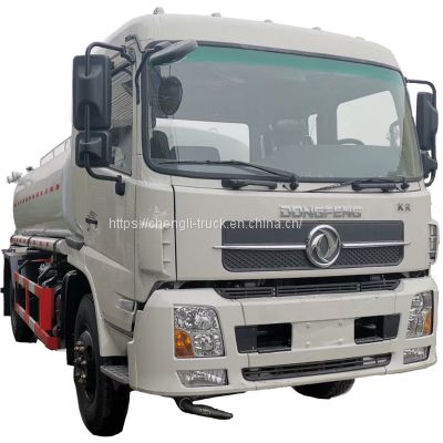 High quality Dongfeng KINGRUN 4x2 4x4 water bowser truck 10m3 12 cubic meter 15ton