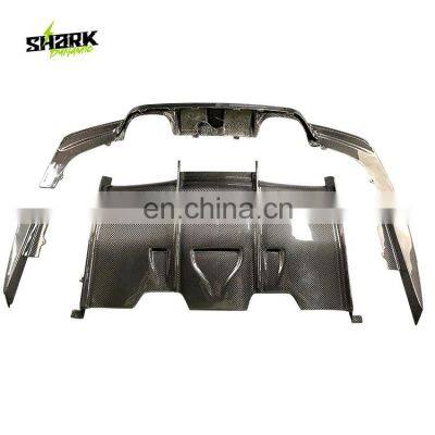 for BMW F82 M4 Shark Rear Diffuser Bumper Kit