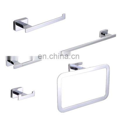 Bathroom Accessory Set Solid 304 Stainless Steel Towel holder single towel bar rail metal Chrome/Black/Gold