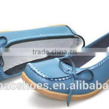Factory Price Leather Ladies Casual Shoes