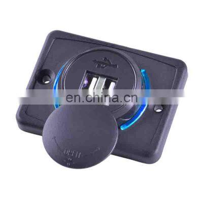 Car Bus Furniture Massage Chair Modified USB Charger With LED Aperture Car Phone Charger 3.1A