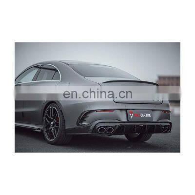 Car Parts Body Kits Rear Bumper Diffuser 100% Dry Carbon Fiber Material Military Quality For BENZ CLA45 W118