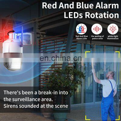 4K Security IP Network Camera 4X Zoom 5MP HD 3G 4G SIM CARD PTZ Outdoor Home Surveillance Cam 2MP CCTV Full Color Night Vision photo-3